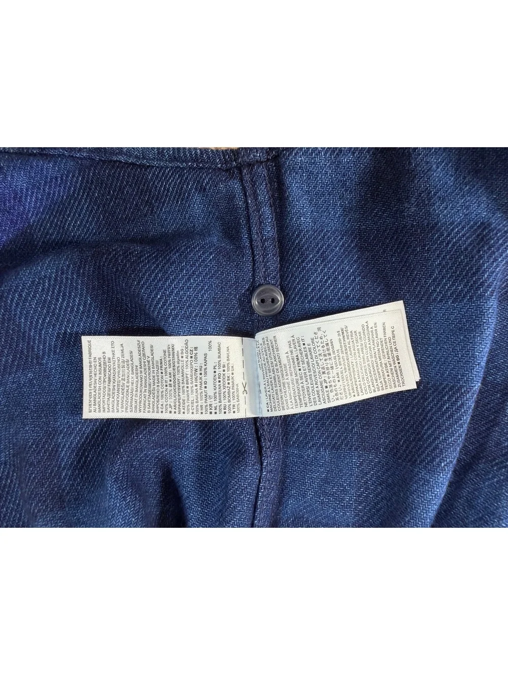 Brand New with Tags (NWT) Gap Kids Indigo Buffalo Check Long-Sleeve Shirt